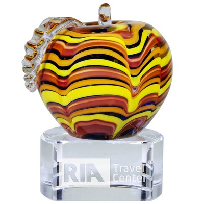 Autumn Apple with Clear Base